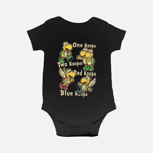 Turtle Game Poem-Baby-Basic-Onesie-Studio Mootant