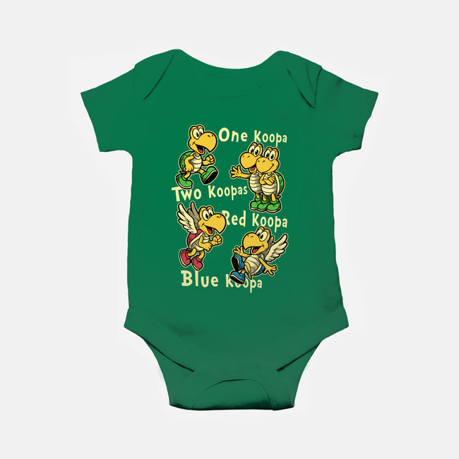 Turtle Game Poem-Baby-Basic-Onesie-Studio Mootant
