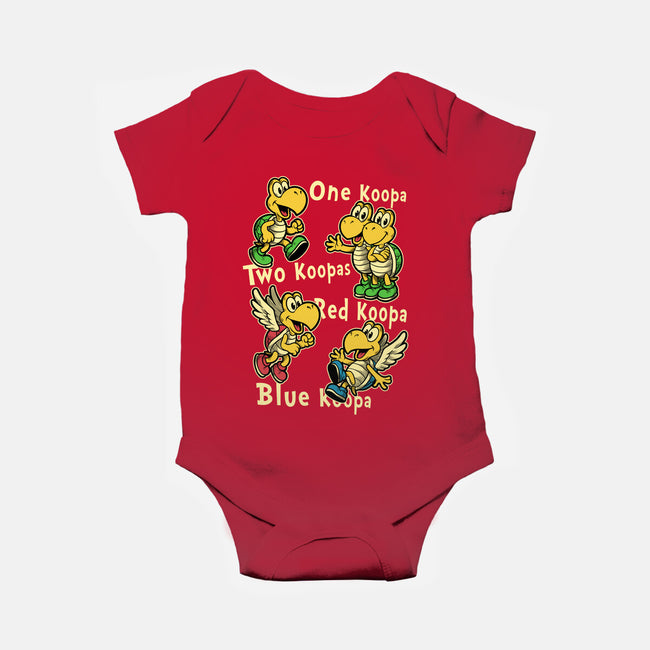 Turtle Game Poem-Baby-Basic-Onesie-Studio Mootant