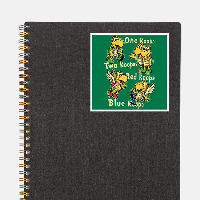 Turtle Game Poem-None-Glossy-Sticker-Studio Mootant