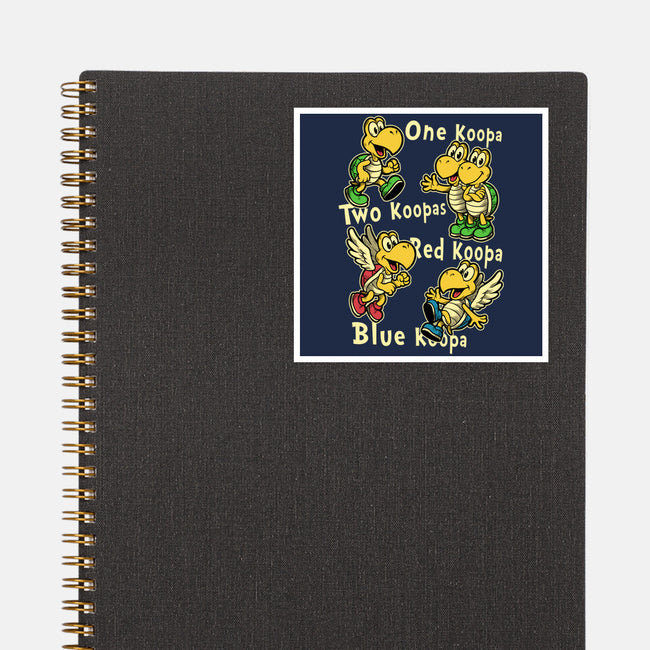 Turtle Game Poem-None-Glossy-Sticker-Studio Mootant