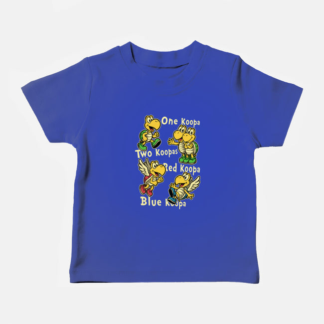 Turtle Game Poem-Baby-Basic-Tee-Studio Mootant