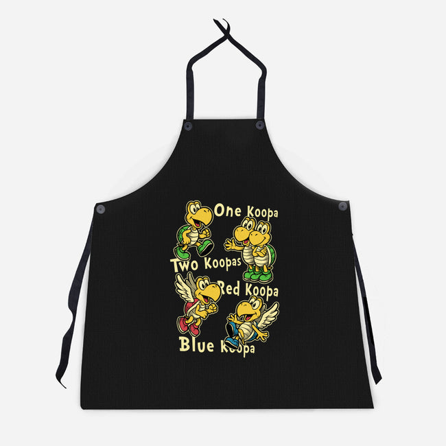 Turtle Game Poem-Unisex-Kitchen-Apron-Studio Mootant