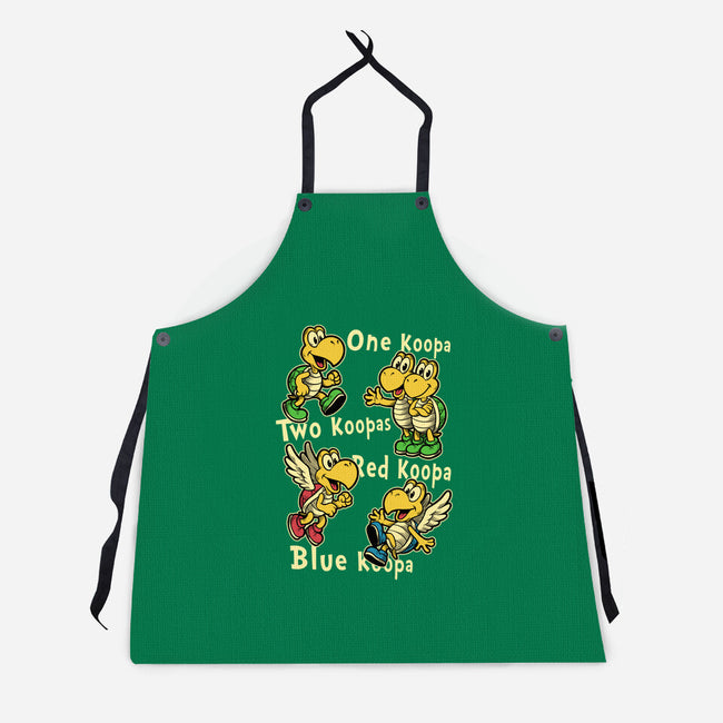Turtle Game Poem-Unisex-Kitchen-Apron-Studio Mootant
