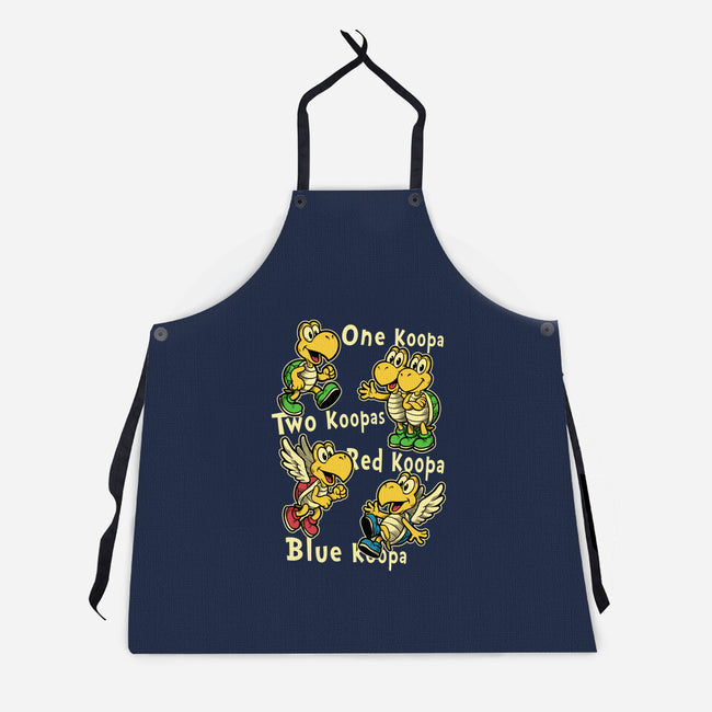 Turtle Game Poem-Unisex-Kitchen-Apron-Studio Mootant