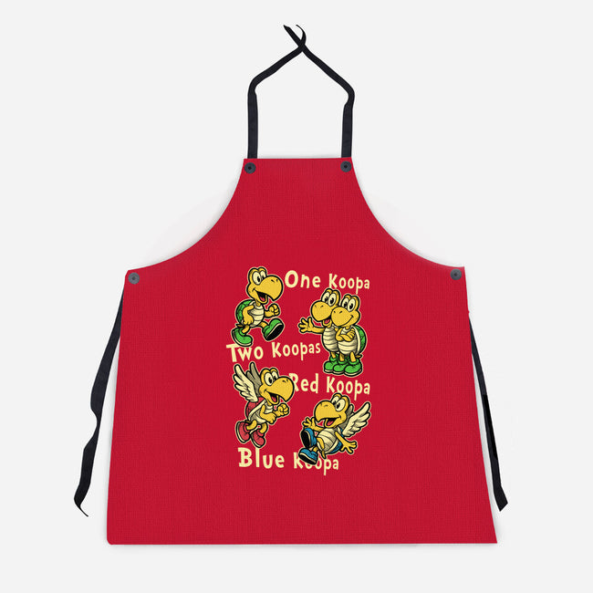 Turtle Game Poem-Unisex-Kitchen-Apron-Studio Mootant