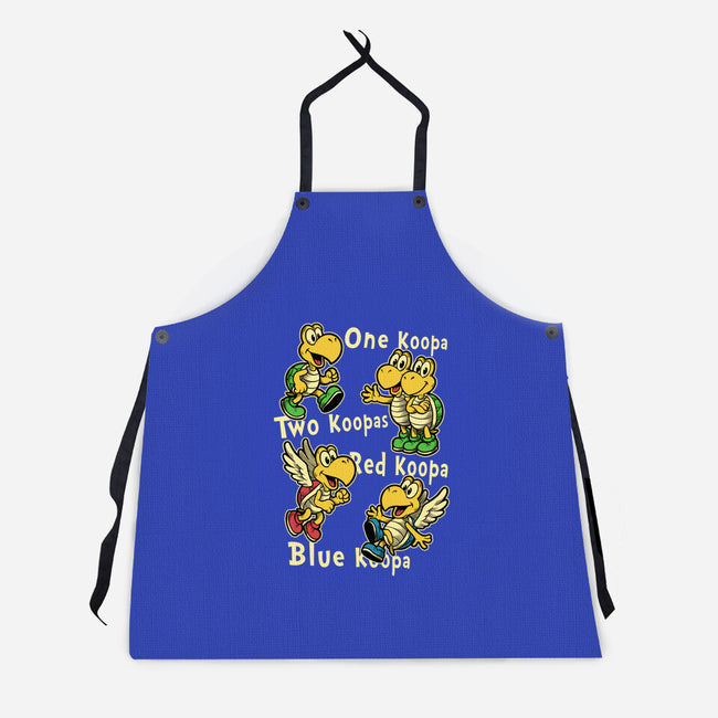 Turtle Game Poem-Unisex-Kitchen-Apron-Studio Mootant