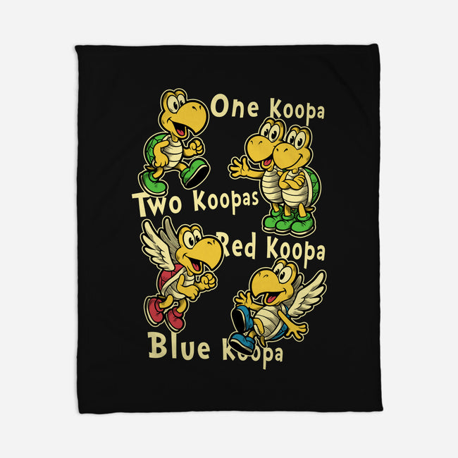 Turtle Game Poem-None-Fleece-Blanket-Studio Mootant
