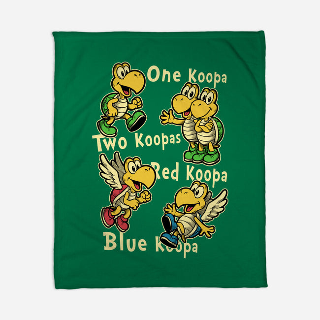 Turtle Game Poem-None-Fleece-Blanket-Studio Mootant