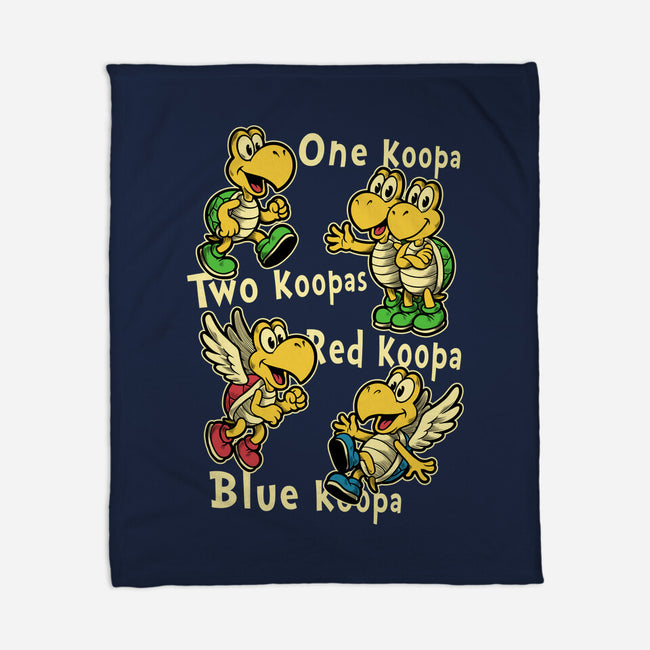 Turtle Game Poem-None-Fleece-Blanket-Studio Mootant