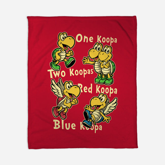Turtle Game Poem-None-Fleece-Blanket-Studio Mootant