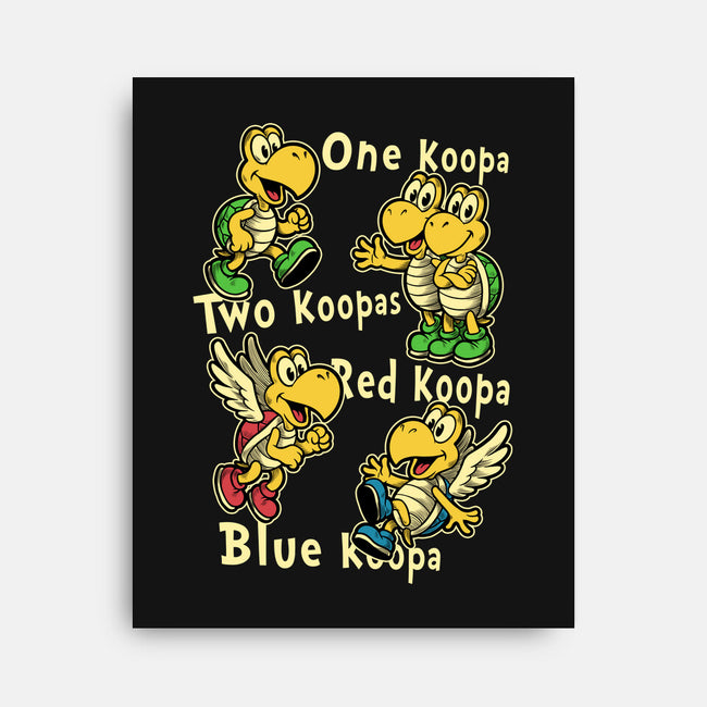 Turtle Game Poem-None-Stretched-Canvas-Studio Mootant
