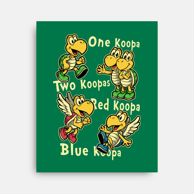 Turtle Game Poem-None-Stretched-Canvas-Studio Mootant