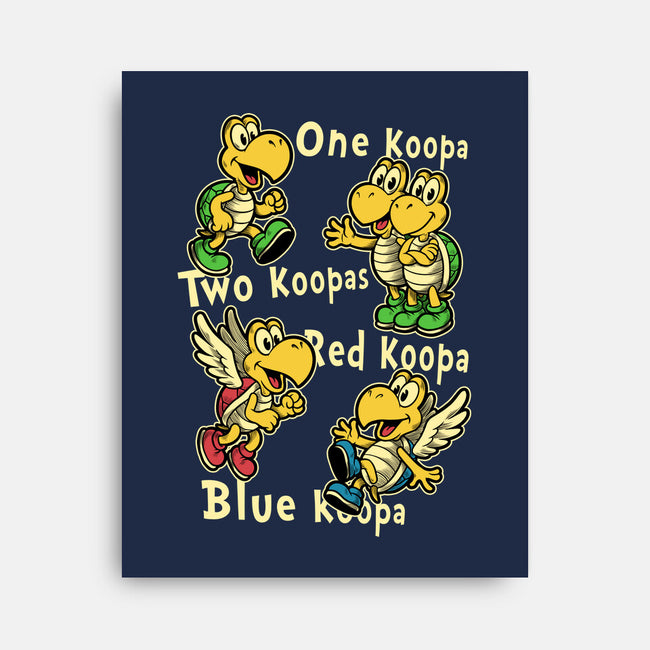 Turtle Game Poem-None-Stretched-Canvas-Studio Mootant