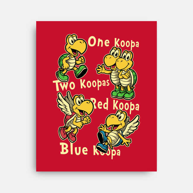 Turtle Game Poem-None-Stretched-Canvas-Studio Mootant