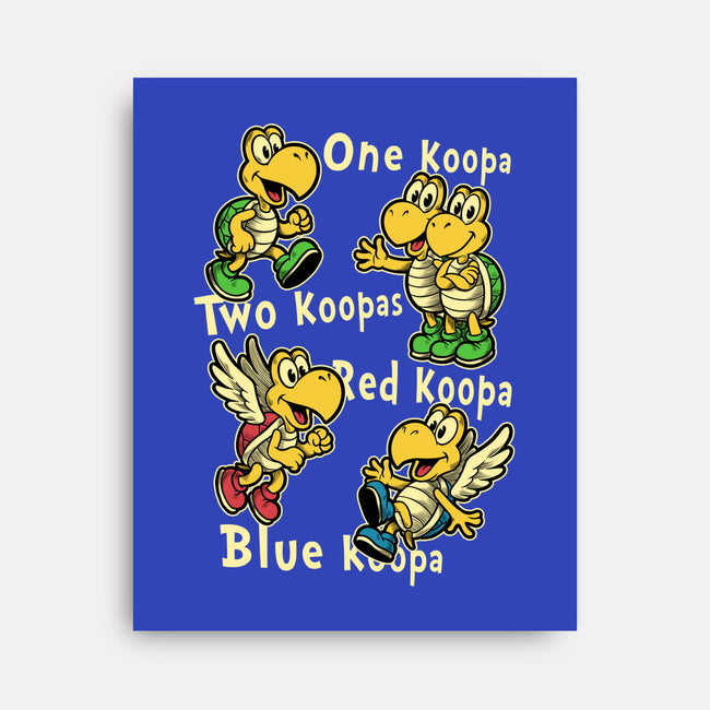 Turtle Game Poem-None-Stretched-Canvas-Studio Mootant