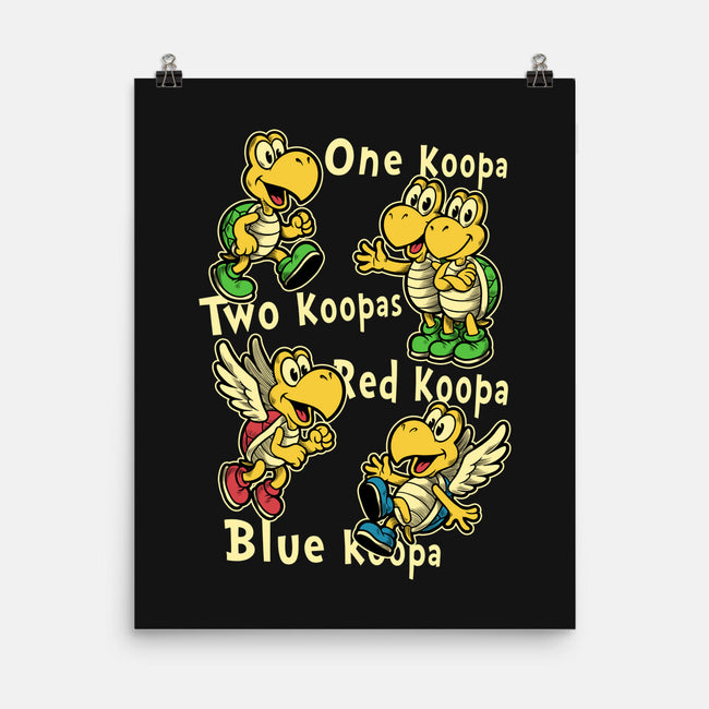 Turtle Game Poem-None-Matte-Poster-Studio Mootant