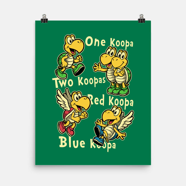 Turtle Game Poem-None-Matte-Poster-Studio Mootant