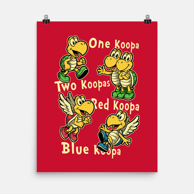 Turtle Game Poem-None-Matte-Poster-Studio Mootant