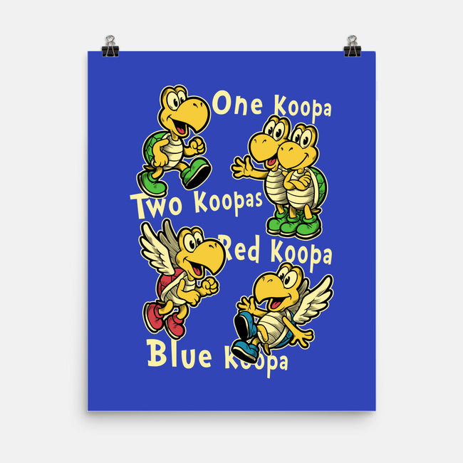 Turtle Game Poem-None-Matte-Poster-Studio Mootant
