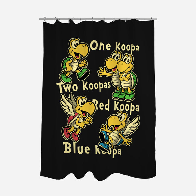 Turtle Game Poem-None-Polyester-Shower Curtain-Studio Mootant