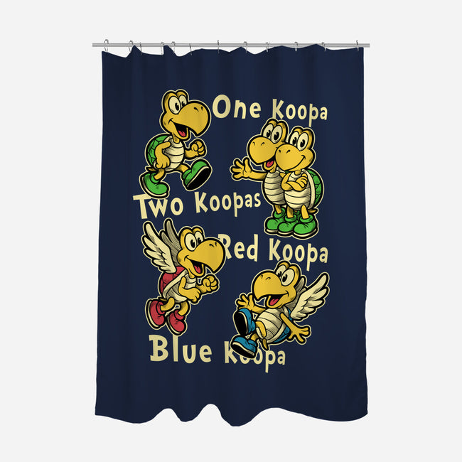 Turtle Game Poem-None-Polyester-Shower Curtain-Studio Mootant