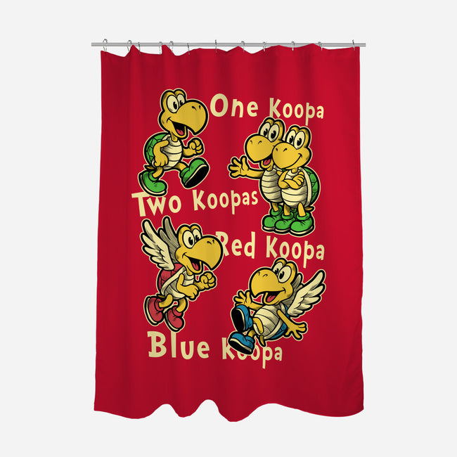 Turtle Game Poem-None-Polyester-Shower Curtain-Studio Mootant