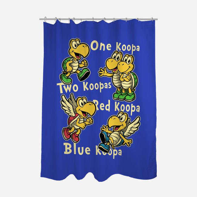 Turtle Game Poem-None-Polyester-Shower Curtain-Studio Mootant