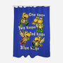 Turtle Game Poem-None-Polyester-Shower Curtain-Studio Mootant