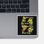 Turtle Game Poem-None-Glossy-Sticker-Studio Mootant