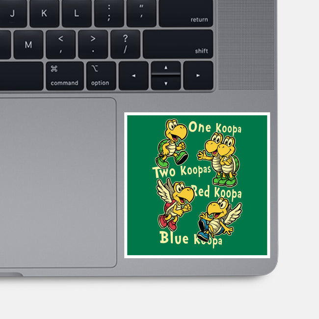 Turtle Game Poem-None-Glossy-Sticker-Studio Mootant