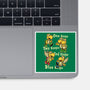 Turtle Game Poem-None-Glossy-Sticker-Studio Mootant