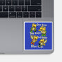 Turtle Game Poem-None-Glossy-Sticker-Studio Mootant