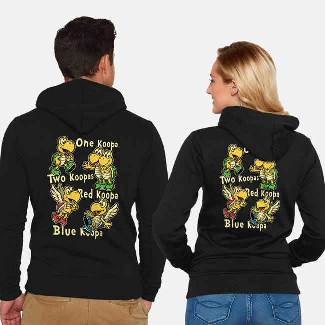 Turtle Game Poem-Unisex-Zip-Up-Sweatshirt-Studio Mootant