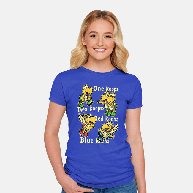 Turtle Game Poem-Womens-Fitted-Tee-Studio Mootant