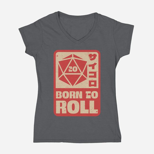 RPG Japanese Sign-Womens-V-Neck-Tee-Studio Mootant