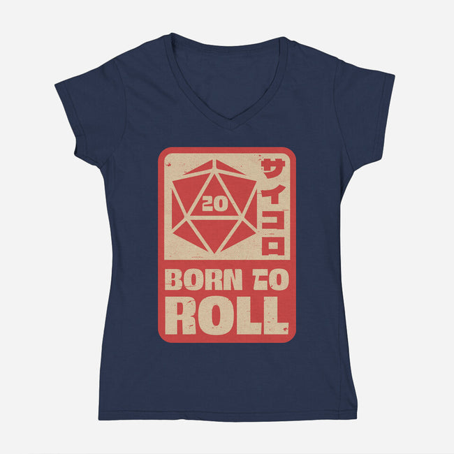 RPG Japanese Sign-Womens-V-Neck-Tee-Studio Mootant