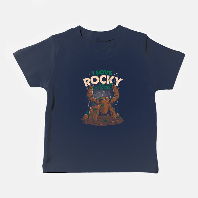 I Love Rocky N Roll-Baby-Basic-Tee-koalastudio