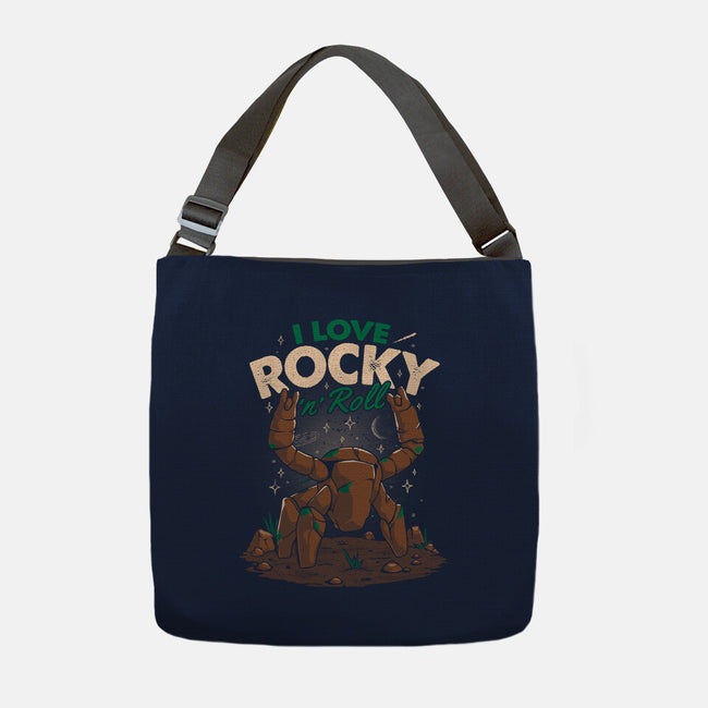 I Love Rocky N Roll-None-Adjustable Tote-Bag-koalastudio