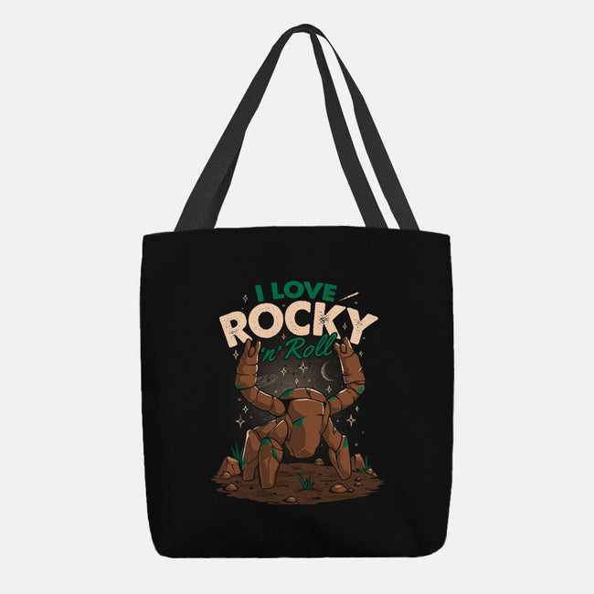 I Love Rocky N Roll-None-Basic Tote-Bag-koalastudio
