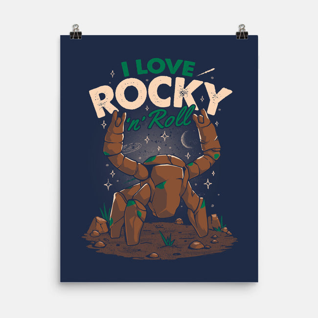 I Love Rocky N Roll-None-Matte-Poster-koalastudio