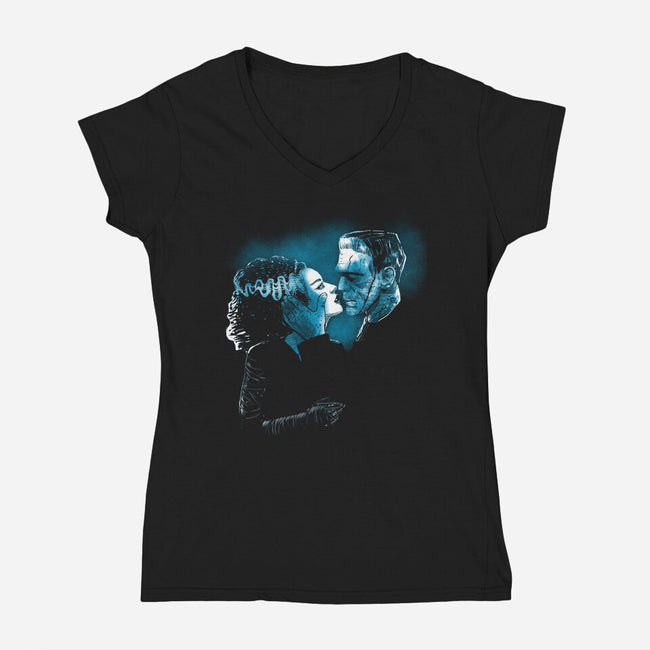 The Bride-Womens-V-Neck-Tee-kharmazero