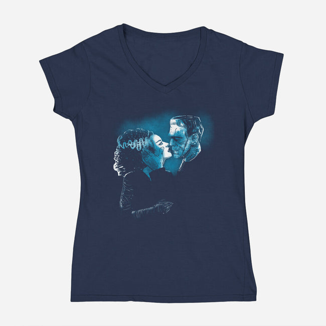 The Bride-Womens-V-Neck-Tee-kharmazero