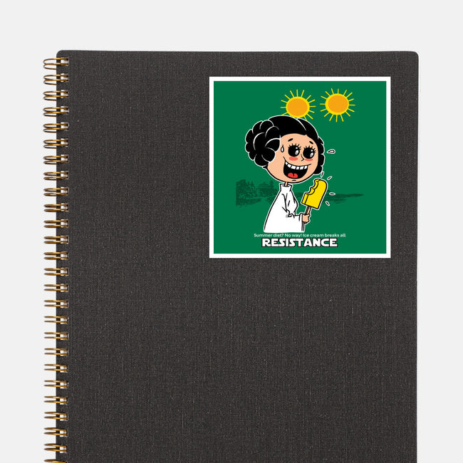 No Resistance-None-Glossy-Sticker-imisko