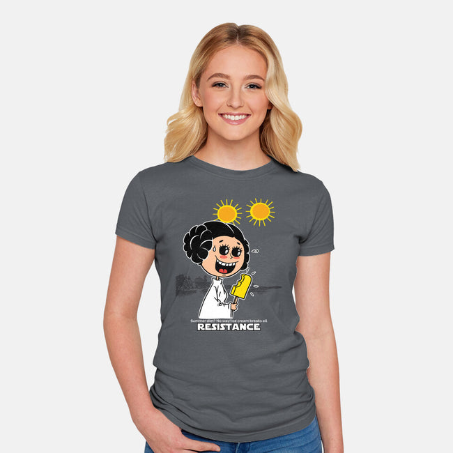 No Resistance-Womens-Fitted-Tee-imisko