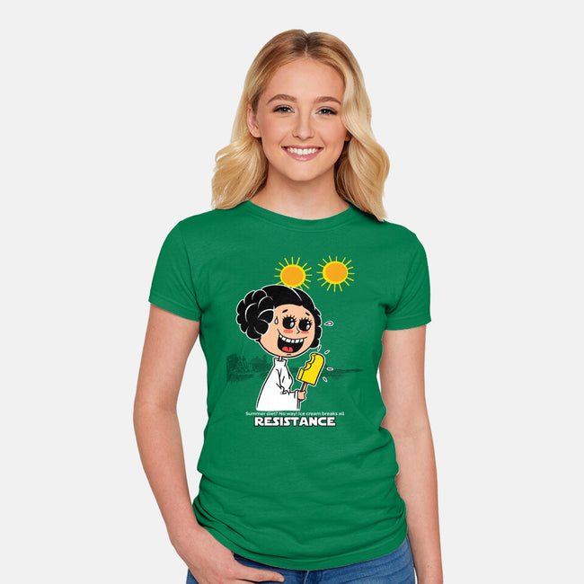 No Resistance-Womens-Fitted-Tee-imisko