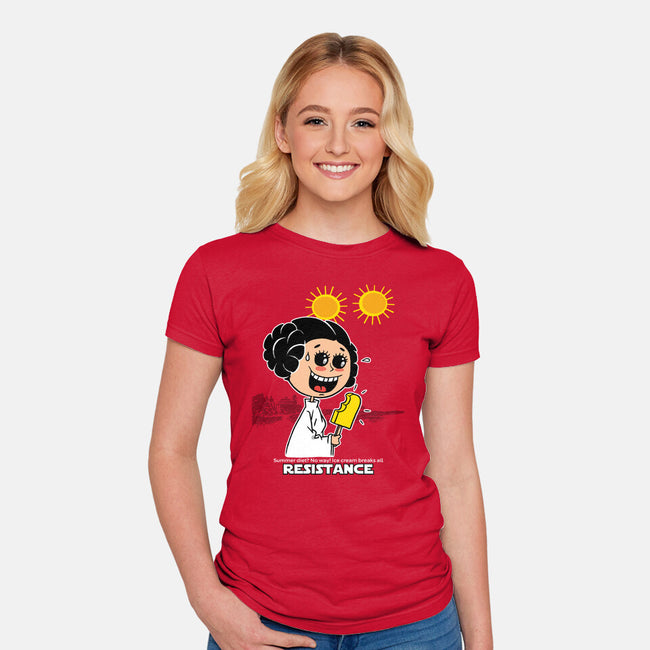 No Resistance-Womens-Fitted-Tee-imisko