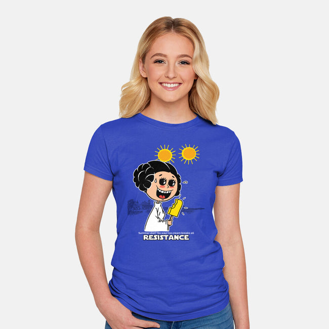 No Resistance-Womens-Fitted-Tee-imisko