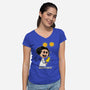 No Resistance-Womens-V-Neck-Tee-imisko