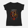 Masters Of Reality-Womens-V-Neck-Tee-Roni Nucleart